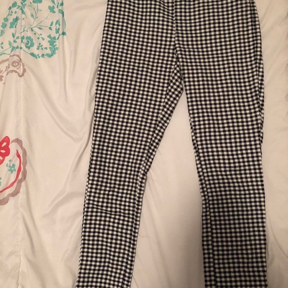 Free People Pants - FREE PEOPLE gingham pants size 4